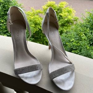 Aldo silver heels